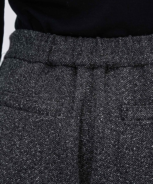 ダブルタックヘリンボーンワイドパンツ（その他パンツ）｜cloenc