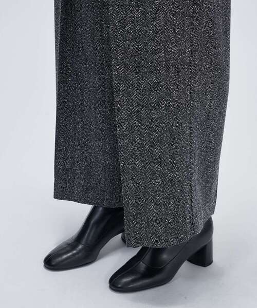 cloenc(クロエンス)の「【手洗い可】ダブルタックヘリンボーンワイドパンツ(その他パンツ・レディース・ブラック系3/ダークブラウン系3・02/01/03)」の21枚目の写真
