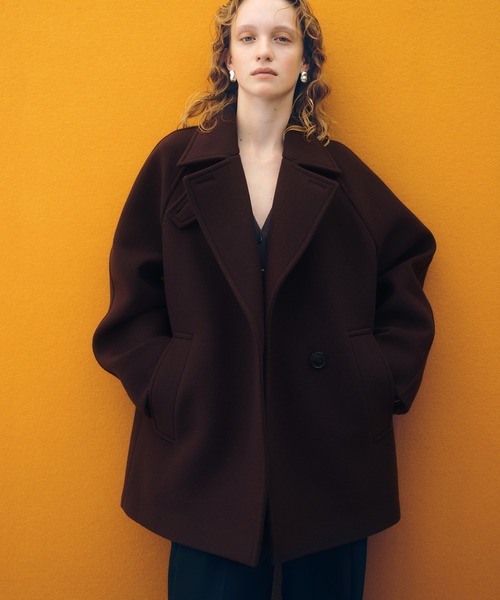 ウールボンディングミドルコート（ステンカラーコート）｜ADAM ET ROPE