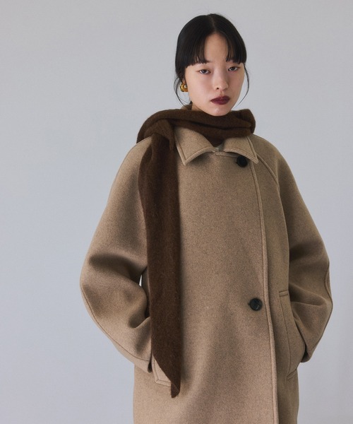 ウールボンディングミドルコート（ステンカラーコート）｜ADAM ET ROPE