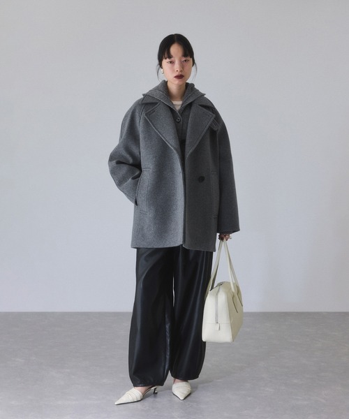 ADAM ET ROPE'（アダムエロペ）の「ウールボンディングミドルコート