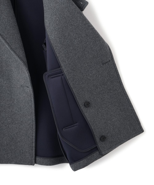 ウールボンディングミドルコート（ステンカラーコート）｜ADAM ET ROPE