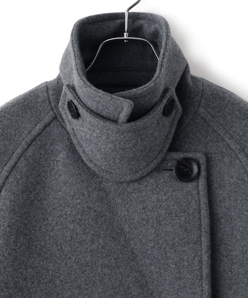 ウールボンディングミドルコート（ステンカラーコート）｜ADAM ET ROPE