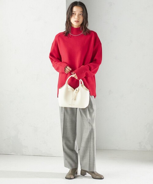 SHIPS（シップス）の「NUCLE:FIORE 2（ショルダーバッグ・レディース・ブラック/アイボリー・ONE SIZE）」の9枚目の写真