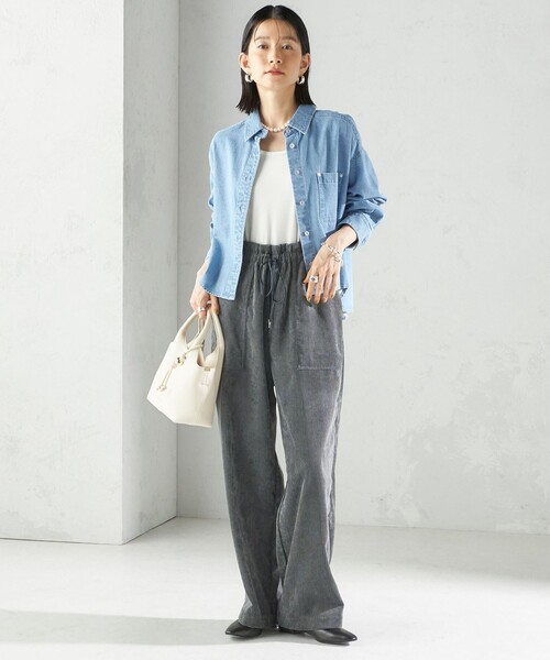 SHIPS（シップス）の「NUCLE:FIORE 2（ショルダーバッグ・レディース・ブラック/アイボリー・ONE SIZE）」の11枚目の写真