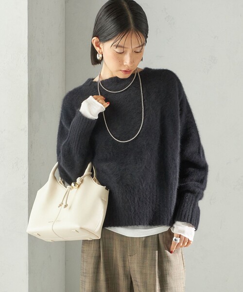 SHIPS（シップス）の「NUCLE:FIORE 2（ショルダーバッグ・レディース・ブラック/アイボリー・ONE SIZE）」の13枚目の写真