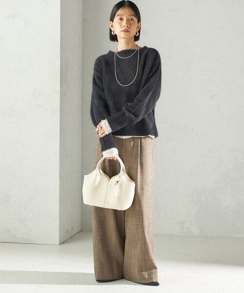 SHIPS（シップス）の「NUCLE:FIORE 2（ショルダーバッグ・レディース・ブラック/アイボリー・ONE SIZE）」の15枚目の写真