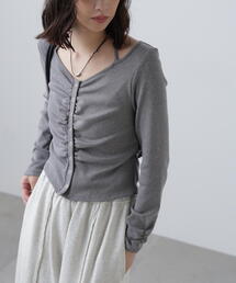 FREE'S MART | ◆フロントギャザーデコルテカットソー(Tシャツ/カットソー)