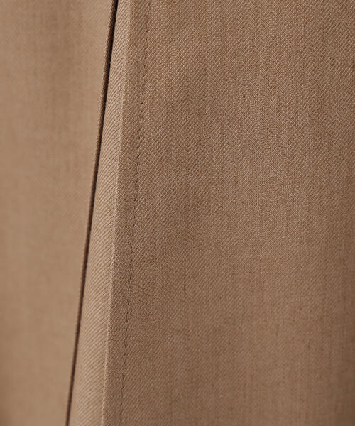 N.（N. Natural Beauty Basic）（エヌエヌナチュラルビューティーベーシック）の「【PS/低身長サイズ】ボックスタックスカート（スカート・レディース・キャメル/チャコールグレー・P/S/MEDIUM）」の10枚目の写真