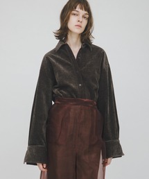 LAATO | wrinkle velor shirts(シャツ/ブラウス)
