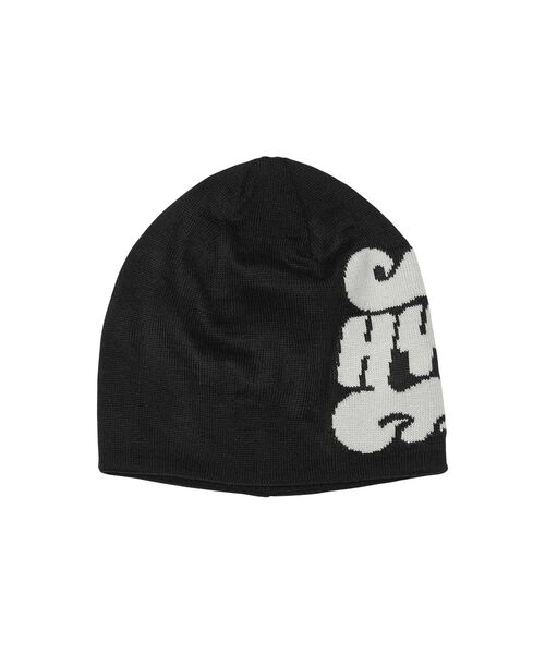 Hysteric glamour typeロゴ　ビーニー ブラック 使い勝手の良い】 HYSTERIC ブラック typeロゴ ビーニー glamour