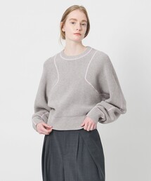 AEWEN MATOPH | ＜AEWEN MATOPH＞アゼステッチ ニットプルオーバー ‐ ウォッシャブル ‐(ニット/セーター)