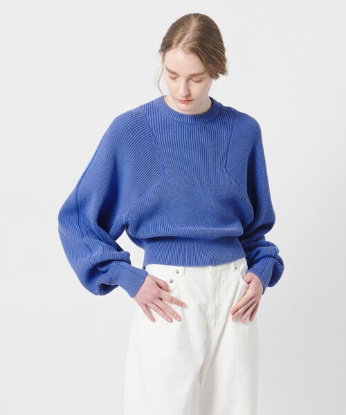 AEWEN MATOPH（イウエン マトフ）の「＜AEWEN MATOPH＞アゼステッチ ニットプルオーバー ‐ ウォッシャブル ‐（ニット/セーター・レディース・ライトグレー/ブラウン/ライトブルー/ネイビー・FREE）」の15枚目の写真