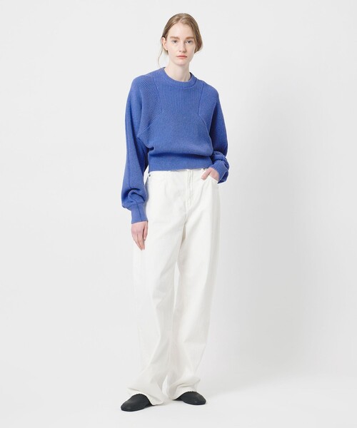 AEWEN MATOPH（イウエン マトフ）の「＜AEWEN MATOPH＞アゼステッチ ニットプルオーバー ‐ ウォッシャブル ‐（ニット/セーター・レディース・ライトグレー/ブラウン/ライトブルー/ネイビー・FREE）」の17枚目の写真