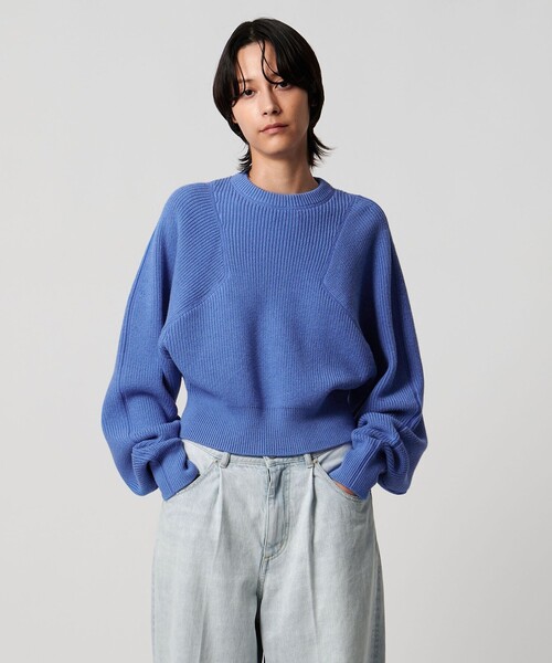 AEWEN MATOPH（イウエン マトフ）の「＜AEWEN MATOPH＞アゼステッチ ニットプルオーバー ‐ ウォッシャブル ‐（ニット/セーター・レディース・ライトグレー/ブラウン/ライトブルー/ネイビー・FREE）」の19枚目の写真