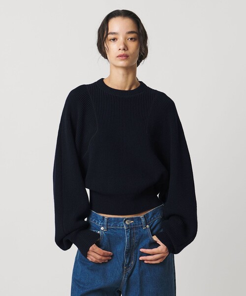 AEWEN MATOPH（イウエン マトフ）の「＜AEWEN MATOPH＞アゼステッチ ニットプルオーバー ‐ ウォッシャブル ‐（ニット/セーター・レディース・ライトグレー/ブラウン/ライトブルー/ネイビー・FREE）」の21枚目の写真