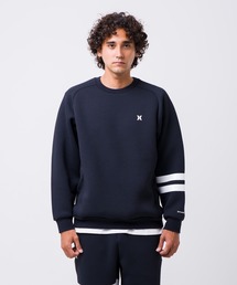 【Hurley:ハーレー】ファントムロゴスウェット トレーナー ストレッチ 吸水速乾PHANTOM SWEAT BLOCK PARTY CREW