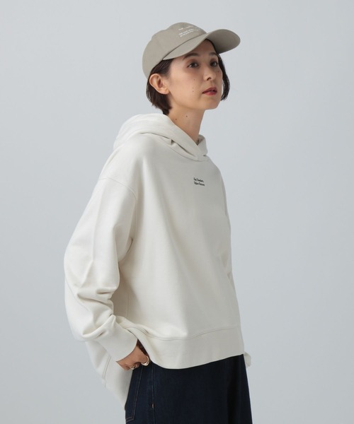 LEPSIM（レプシィム）の「チビロゴ刺繍パーカー　601682（パーカー・レディース・オフホワイト/ダークオレンジ/チャコールグレー・FREE）」の12枚目の写真