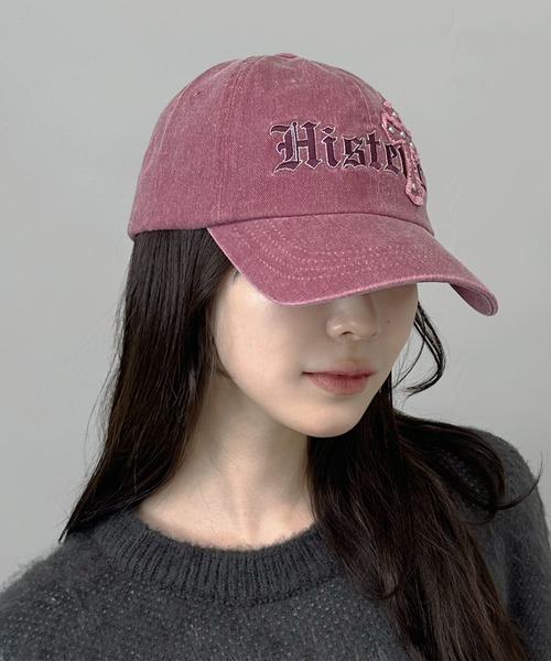 FOLLOWIN(フォロウィン)の「クロスモチーフ刺繍ロゴヴィンテージキャップ(キャップ・レディース・グレー/ベージュ/バーガンディー・FREE)」の22枚目の写真