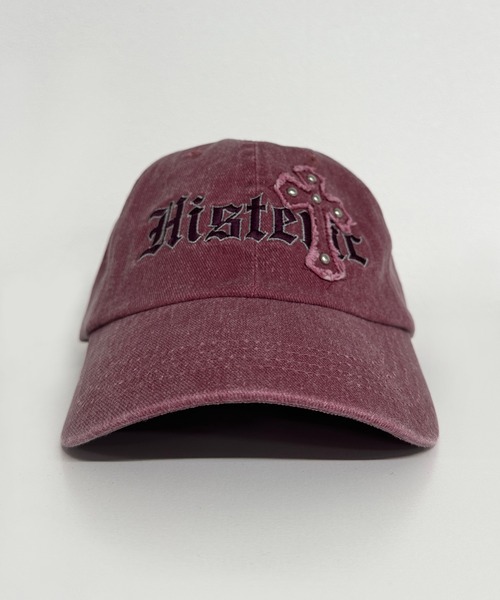 FOLLOWIN(フォロウィン)の「クロスモチーフ刺繍ロゴヴィンテージキャップ(キャップ・レディース・グレー/ベージュ/バーガンディー・FREE)」の12枚目の写真