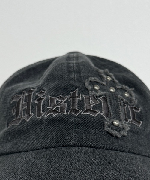 FOLLOWIN(フォロウィン)の「クロスモチーフ刺繍ロゴヴィンテージキャップ(キャップ・レディース・グレー/ベージュ/バーガンディー・FREE)」の5枚目の写真