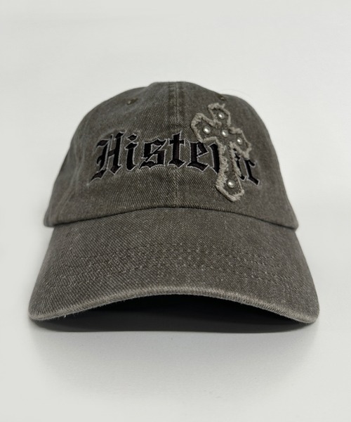 FOLLOWIN(フォロウィン)の「クロスモチーフ刺繍ロゴヴィンテージキャップ(キャップ・レディース・グレー/ベージュ/バーガンディー・FREE)」の9枚目の写真