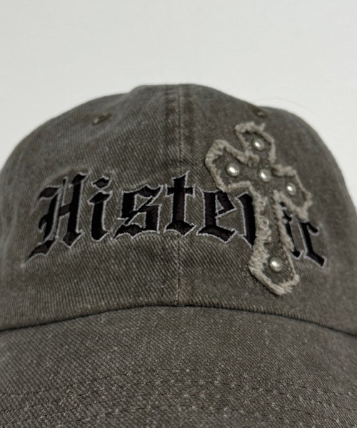 FOLLOWIN(フォロウィン)の「クロスモチーフ刺繍ロゴヴィンテージキャップ(キャップ・レディース・グレー/ベージュ/バーガンディー・FREE)」の10枚目の写真