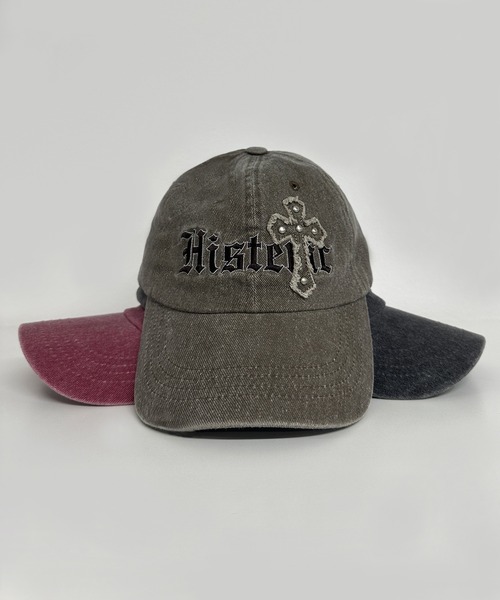 FOLLOWIN(フォロウィン)の「クロスモチーフ刺繍ロゴヴィンテージキャップ(キャップ・レディース・グレー/ベージュ/バーガンディー・FREE)」の18枚目の写真