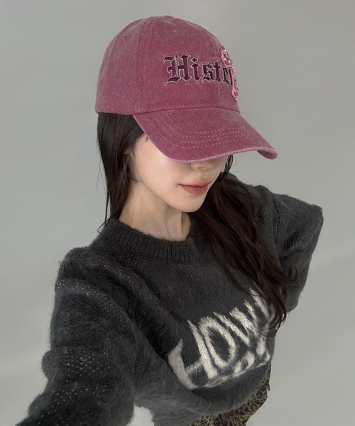 FOLLOWIN(フォロウィン)の「クロスモチーフ刺繍ロゴヴィンテージキャップ(キャップ・レディース・グレー/ベージュ/バーガンディー・FREE)」の21枚目の写真