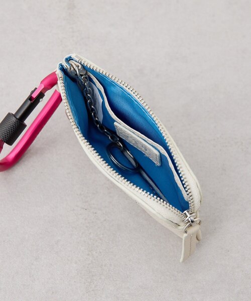 はぴだんぶい×PEZ(ペッツ) ×ear】本革/カラビナ付きパス＆キーケース