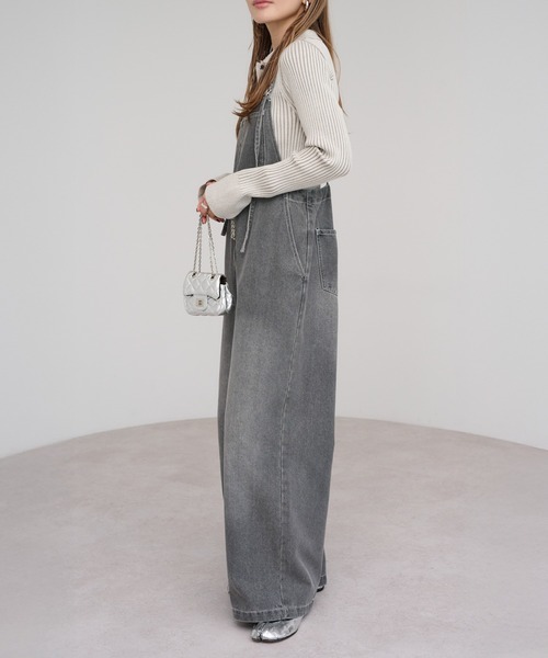 Bonjour Sagan（ボンジュールサガン）の「襟付きフレアスリーブリブニット（ニット/セーター・レディース・キナリ/モカ/ブラック・FREE）」の16枚目の写真