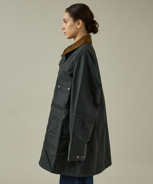 Barbour(バブアー)の「【Barbour / バブアー】SOLWAY / ソルウェイ ワックスジャケット オーバーサイズフィット/ユニセックス(ブルゾン・メンズ・セージグリーン/ブラック・38/40)」の6枚目の写真