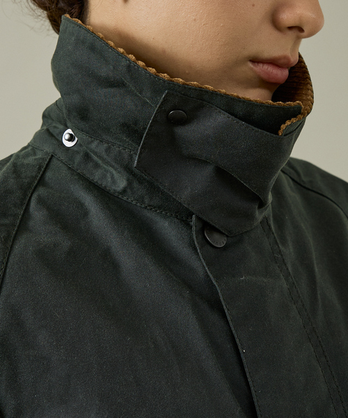 Barbour(バブアー)の「【Barbour / バブアー】SOLWAY / ソルウェイ ワックスジャケット オーバーサイズフィット/ユニセックス(ブルゾン・メンズ・セージグリーン/ブラック・38/40)」の13枚目の写真