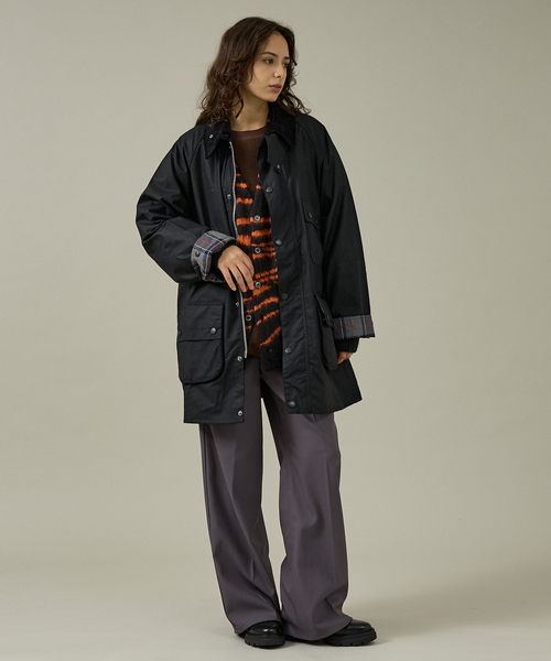 Barbour(バブアー)の「【Barbour / バブアー】SOLWAY / ソルウェイ ワックスジャケット オーバーサイズフィット/ユニセックス(ブルゾン・メンズ・セージグリーン/ブラック・38/40)」の17枚目の写真
