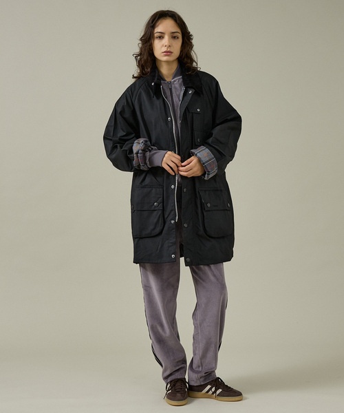 Barbour(バブアー)の「【Barbour / バブアー】SOLWAY / ソルウェイ ワックスジャケット オーバーサイズフィット/ユニセックス(ブルゾン・メンズ・セージグリーン/ブラック・38/40)」の20枚目の写真