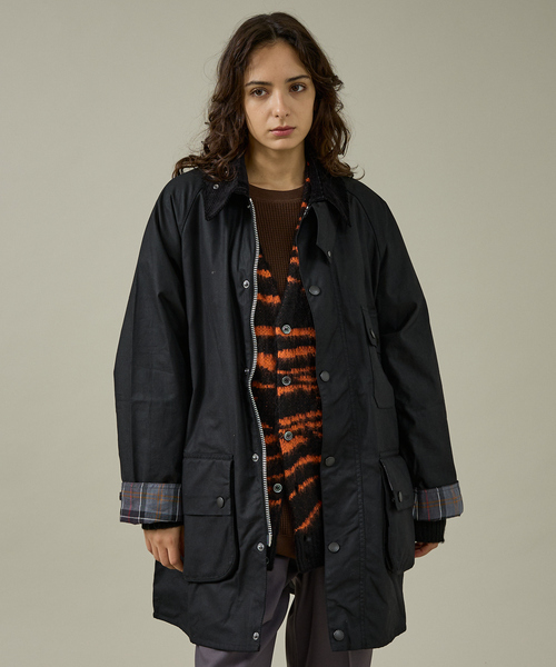 Barbour(バブアー)の「【Barbour / バブアー】SOLWAY / ソルウェイ ワックスジャケット オーバーサイズフィット/ユニセックス(ブルゾン・メンズ・セージグリーン/ブラック・38/40)」の21枚目の写真