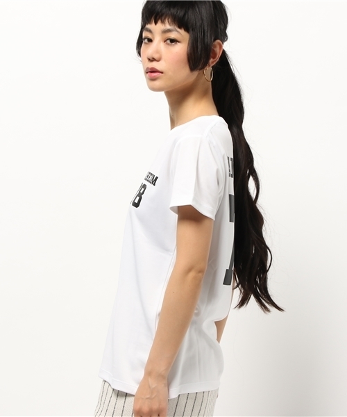 CRYSTAL BALL(クリスタルボール)の「78 Print TS W(Tシャツ/カットソー・レディース・ブルー/ブラック/ホワイト・LARGE)」の7枚目の写真