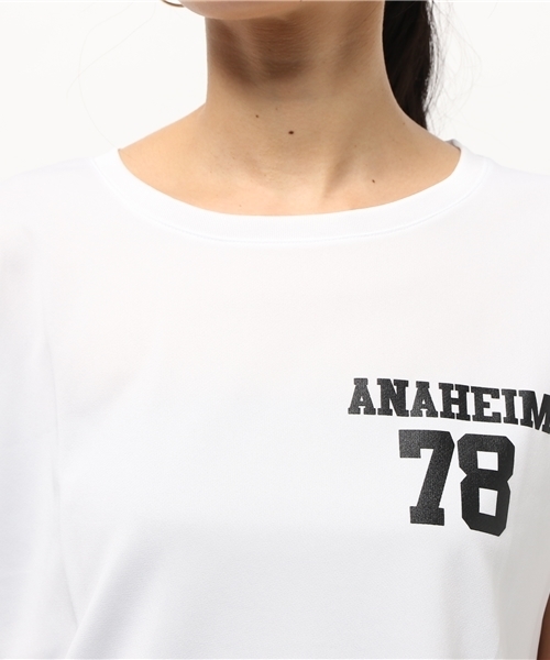 CRYSTAL BALL(クリスタルボール)の「78 Print TS W(Tシャツ/カットソー・レディース・ブルー/ブラック/ホワイト・LARGE)」の10枚目の写真