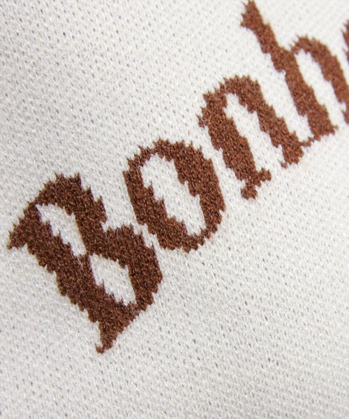 CLEAR BASIC（クリアベーシック）の「イヌ柄ダブルジャガードニットトップス[着回し力抜群 ガーリー アニマル]（ニット/セーター・レディース・グレー/ネイビー/アイボリー・F）」の7枚目の写真