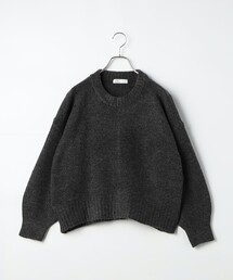fredy couleur | ヤクライククルーネックショート丈プルオーバーニット(ニット/セーター)