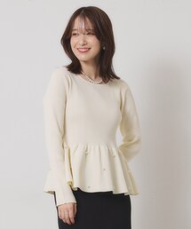 ITS'DEMO | 【手洗い可】ペプラムニット(ニット/セーター)