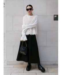 BeBeoD（べベッド）の「クラシックドットフレアスカート（スカート）」