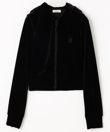 BASICKS（ベイシックス）の「BASICKS/ベイシックス Micro Bra Velour Hoodie / S4.5-0404W / マイクロ ブラ ベロア フーディー（パーカー）」
