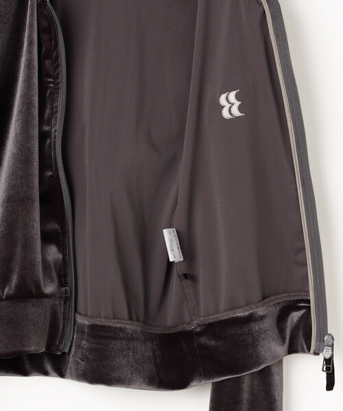 BASICKS（ベイシックス）の「BASICKS/ベイシックス Micro Bra Velour Hoodie / S4.5-0404W / マイクロ ブラ ベロア フーディー（パーカー・レディース・グレー/ブラック・SMALL）」の10枚目の写真