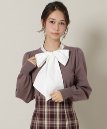 WILLSELECTION | リボンドッキングプルオーバー(ニット/セーター)