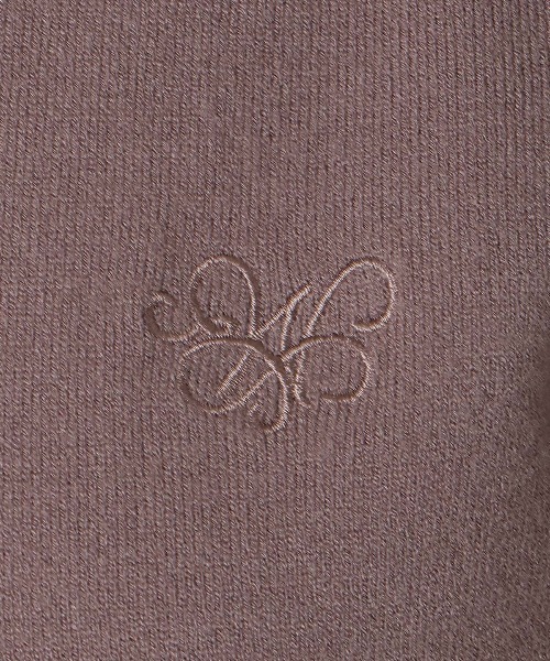 WILLSELECTION（ウィルセレクション）の「リボンドッキングプルオーバー（ニット/セーター・レディース・ブラウン/ブラック/チャコールグレー・FREE）」の12枚目の写真