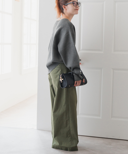 Spick & Span(スピックアンドスパン)の「《WEB限定 / 追加2》メタルボタンヘンリーネックニット(ニット/セーター・レディース・ブラック/グレー/キャメル・FREE)」の11枚目の写真