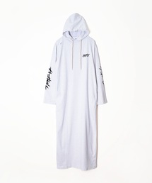 HOLIDAY（ホリデイ）の「SUPER FINE DRY DAMAGE L/S HOODED DRESS (CIRCULATION) スーパーファインドライダメージロングスリーブフーデッドドレス (サーキュレーション)（ワンピース）」