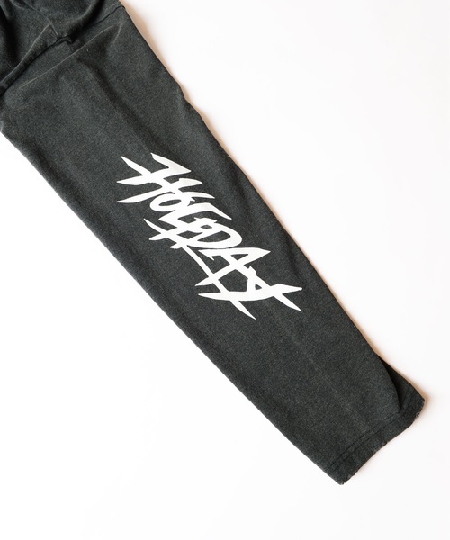 HOLIDAY（ホリデイ）の「SUPER FINE DRY DAMAGE L/S HOODED DRESS (CIRCULATION) スーパーファインドライダメージロングスリーブフーデッドドレス (サーキュレーション)（ワンピース・レディース・レッド/シルバーグレー/ブラック・ONE SIZE）」の11枚目の写真