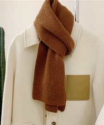 リバーシブルリブニットマフラー URBAN RESEARCH Sonny Label マフラー ストール リブニット